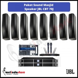 Paket Sound System Indoor Masjid JBL CBT 70J | 8 Speaker